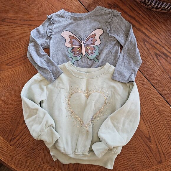 Girls 3T Long Sleeve Shirt Bundle Lot - Picture 1 of 3